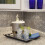 FAS?DE Traditional Style/Pattern 1 Decorative Vinyl 18in x 24in Backsplash Panel in Argent Silver (5 Pack) 2