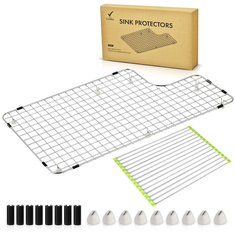 SINK RACK Compatible with Kohler Sink K 5826 and K 5827 - SINK PROTECTOR for whitehaven sink (ONE PIECE) - SINK GRID for Kohler sink - GIFTS: BIG Dryi