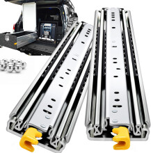 Correderas para cajones resistentes YENUO con cerradura, 12, 14, 16, 18, 20, 22, 24, 26, 28, 30, 32, 34, 36, 38, 40, 44, 48, 52, 56 y 60 pulgadas