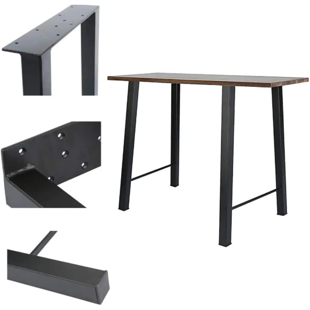 TC-HOMENY Pieds de table 28 pouces Ensemble de 2 pieds de meuble Pieds de banc Pieds en m  tal industriel Table basse Bureau