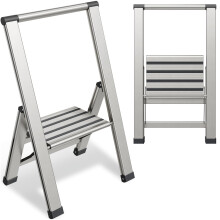 Schritt Leiter 1 Schritt Klapperde dekorativ - moderne schne Aluminium Ultra Slim Profil