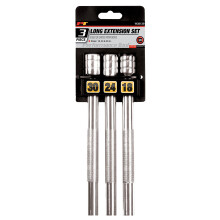 Performance Tool W38139 3/8-Inch Drive Long Extension Set 3-Piece