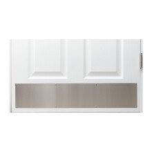 Edelstahl-Trstoplatte, Wischplatte, Schutzplatte, 30,5 x 81,3 cm, Gre fr Trbreiten ab 83,8 cm