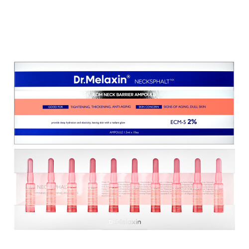 Dr.Melaxin, Necksphalt, ECM Κορδών Οχυρό Αμπουλέ, 10 Αριθμός,  0.05 fl oz (1.5 ml) Κάθε