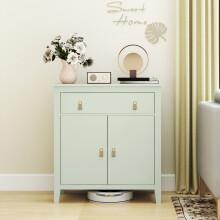 (Green) HOMCOM Sideboard with Drawer, Adjustable Shelf for Living Room