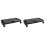 VidaXL vidaXL Transport Trolleys 2 pcs Black Polypropylene 440.9 lb 1