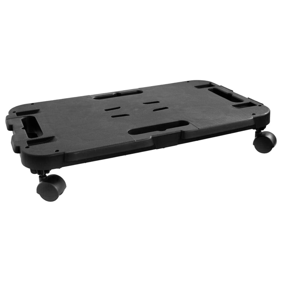 Vidaxl Transport Trolley Polypropylene 440.9 Lb Black