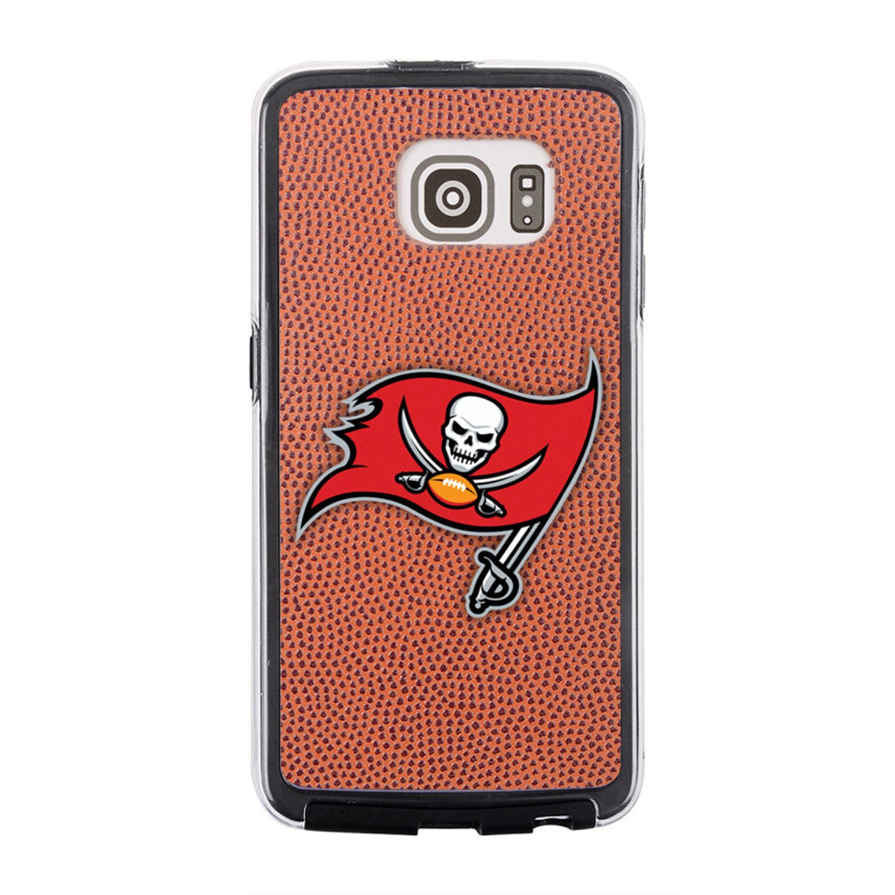 Coque Classique Nfl Tampa Bay Buccaneers Pour Samsung Galaxy S6, Motif Grain De Bois, Sans Logo, Marron-image