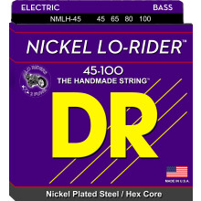 Struny DR Nickel Lo-Rider - niklowany rdzeń sześciokątny Bass 45-100