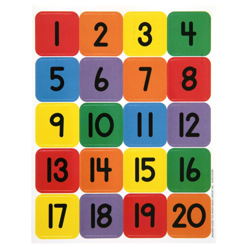 Nlepky Eureka Numbers 1-20