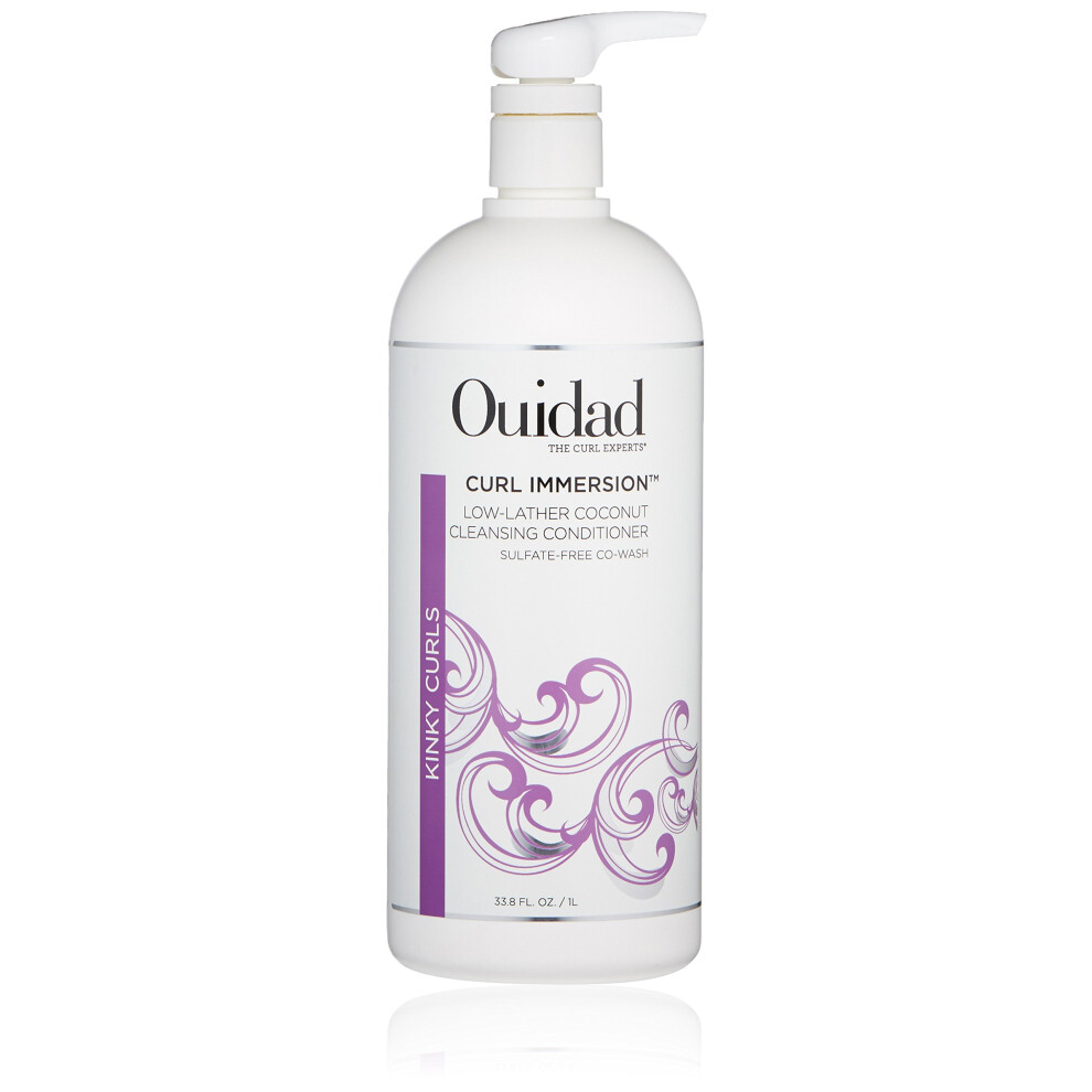 Ouidad Curl Immersion Low-Lather Coconut Cleansing Conditioner 33.8 Fl Oz