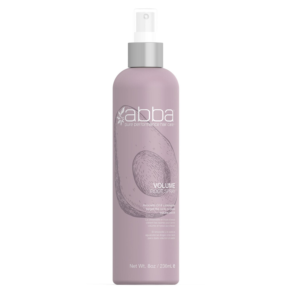 Abba Volume Root Spray Lemongrass & Avocado 8 Fl Oz