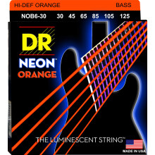 DR Strings HI-DEF NEON basguitarstrenge (NOB6-30)