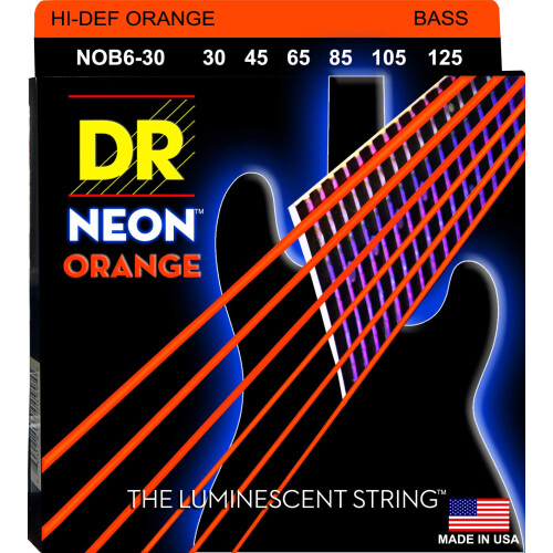 DR Strings HI-DEF NEON basguitarstrenge (NOB6-30)