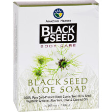 Amazing Herbs, Schwarzkümmel, Körperpflege, Aloe-Seife, 4,25 Unzen (120 g)