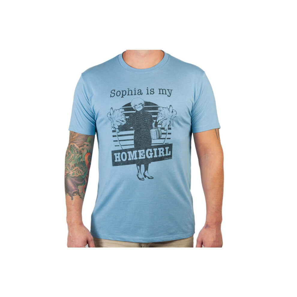 The Golden Girls Sophia Is My Homegirl Herren T-Shirt Hellblau Klein-image