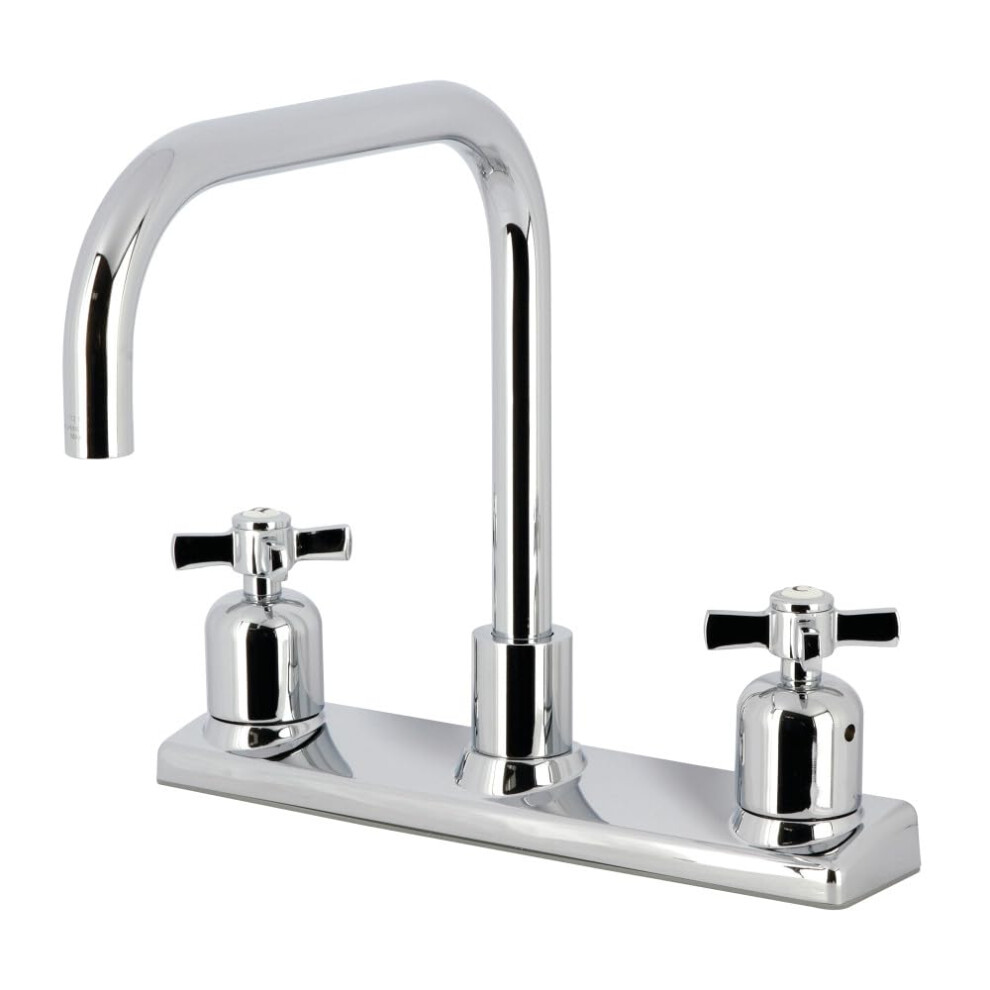 Photos - Tap Kingston Brass FB2141ZX 8 in. Centerset Kitchen Faucet Polished Chrome 