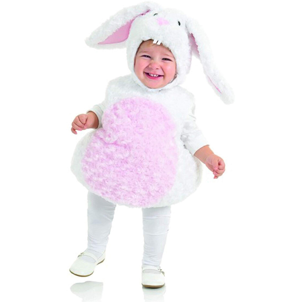 Photos - Fancy Dress White Rabbit Belly Babies Toddler costume X-Small White 25820 XS