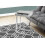 Monarch Specialties Accent Skuffe-Krom Metal Base Gr? Cement C-Table 3