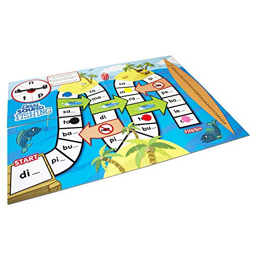 Junior Learning Olika Spel för Bokstavsljud (Set om 6), Multi (JL400) 2