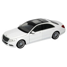 Modèle réduit Mercedes Benz S Class avec toit ouvrant blanc "NEX Models" 1/24 par Welly