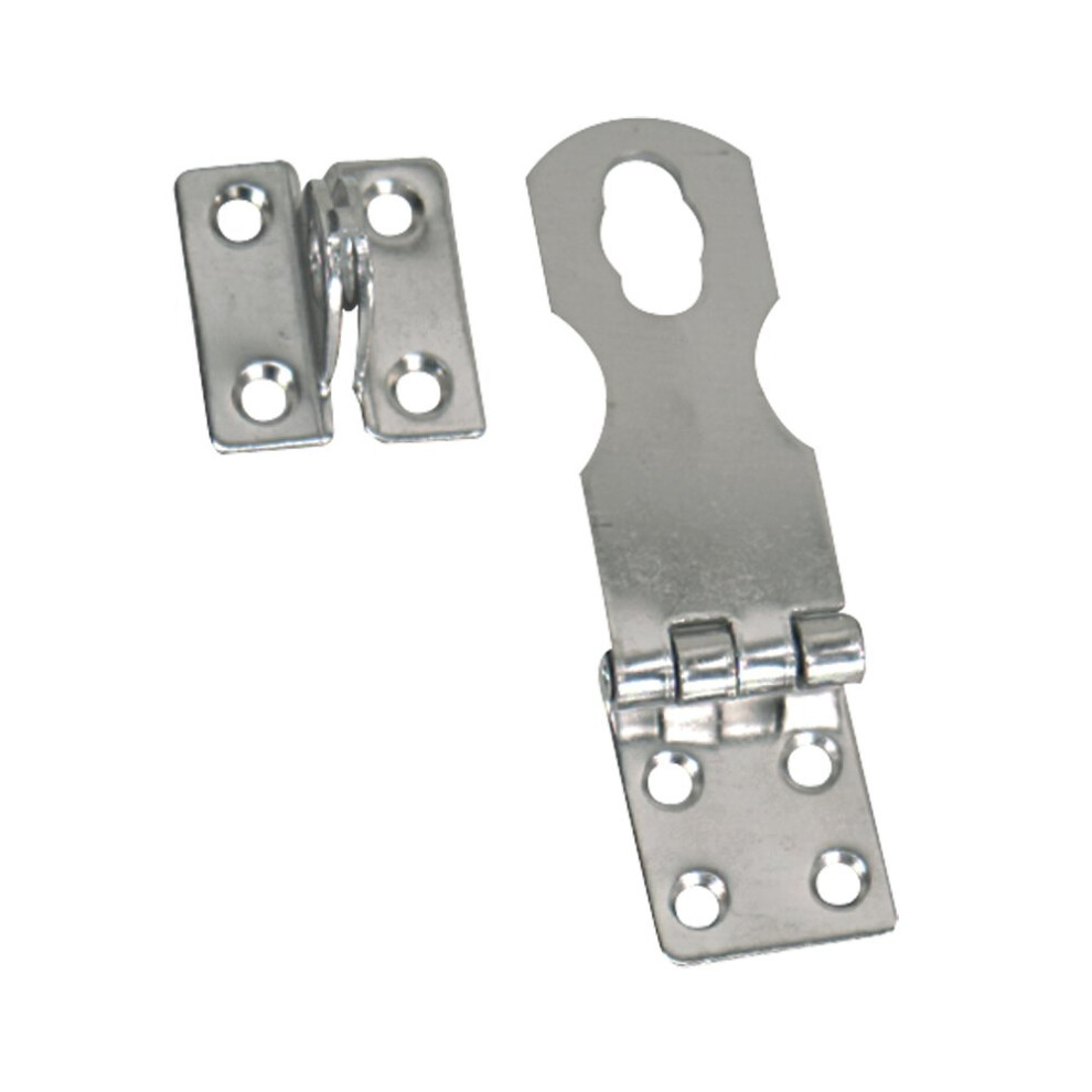 Whitecap Swivel Safety Hasp - CP/Brass - 1"""" x 3""""-image-OPC-PGFT9QN-NEW