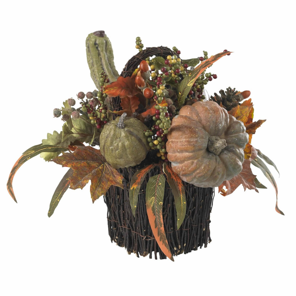 Photos - Garden & Outdoor Decoration Fall Pumpkin & Berry Table Arrangement 4903