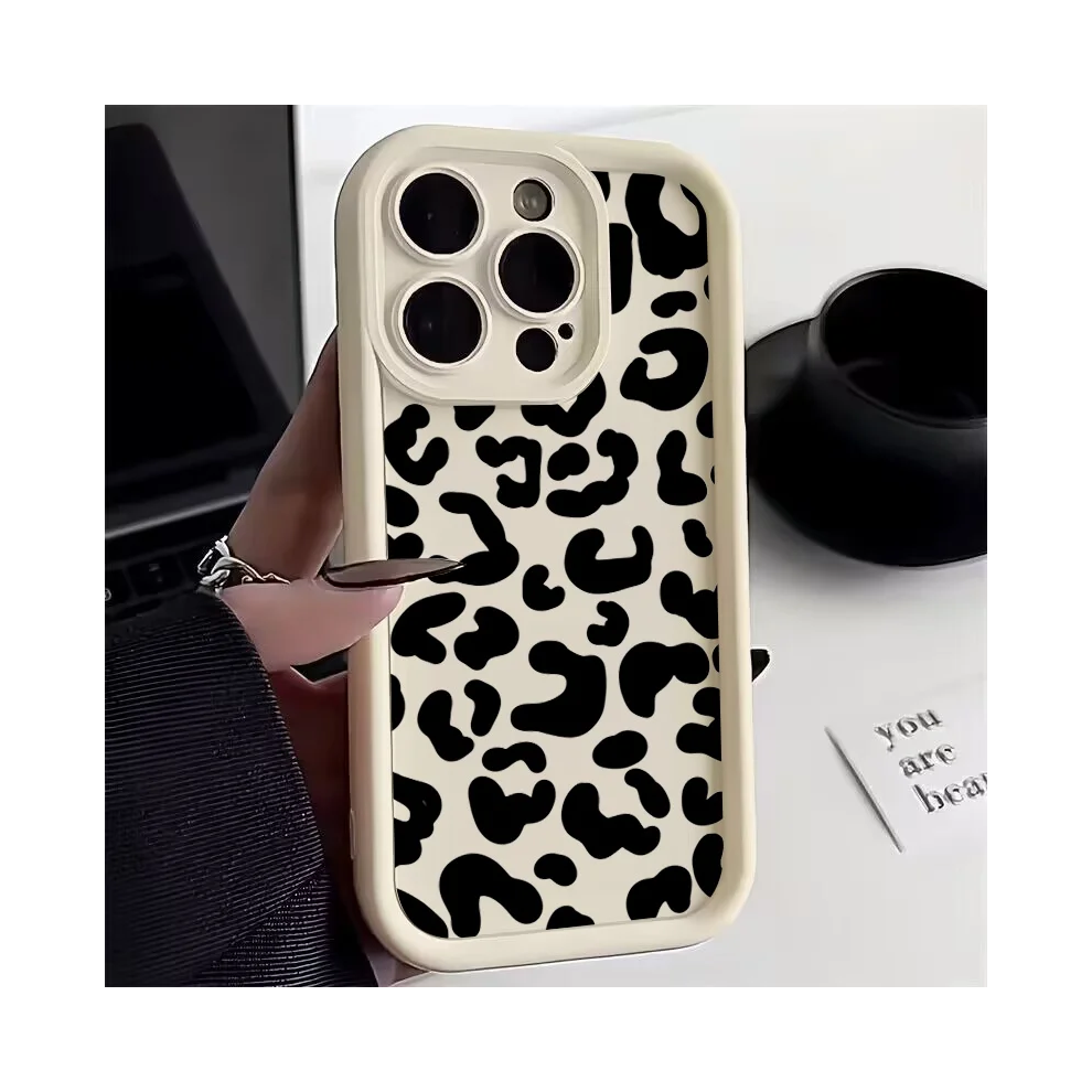 (2, A35 5G) Leopard Print Pattern Silicone Case For Sams Black 931287954062