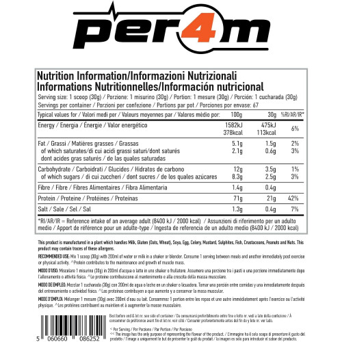 Per4m Protein Whey Powder - (Cookie Dough, 2010g) 2
