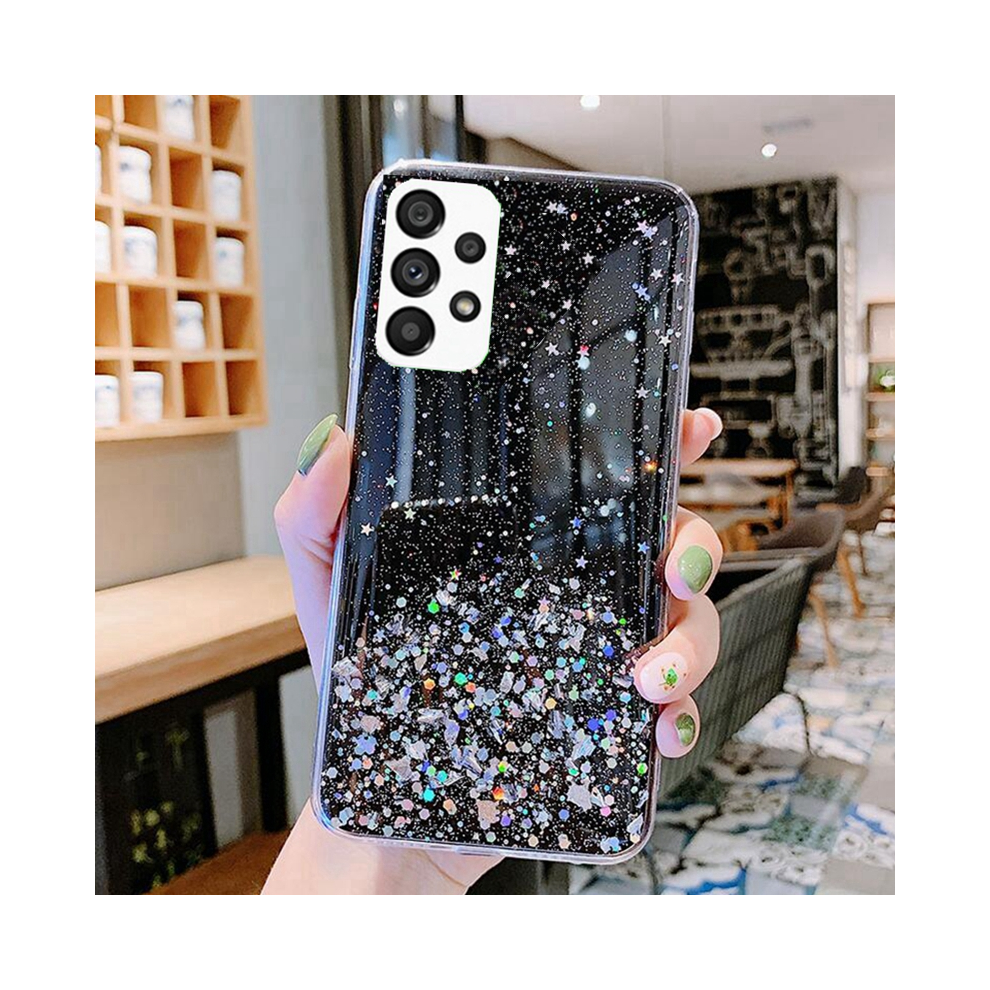 ( Case, For Samsung A04) Luxury Bling Glitter Phone Case For Samsung Galaxy Black 931288413131