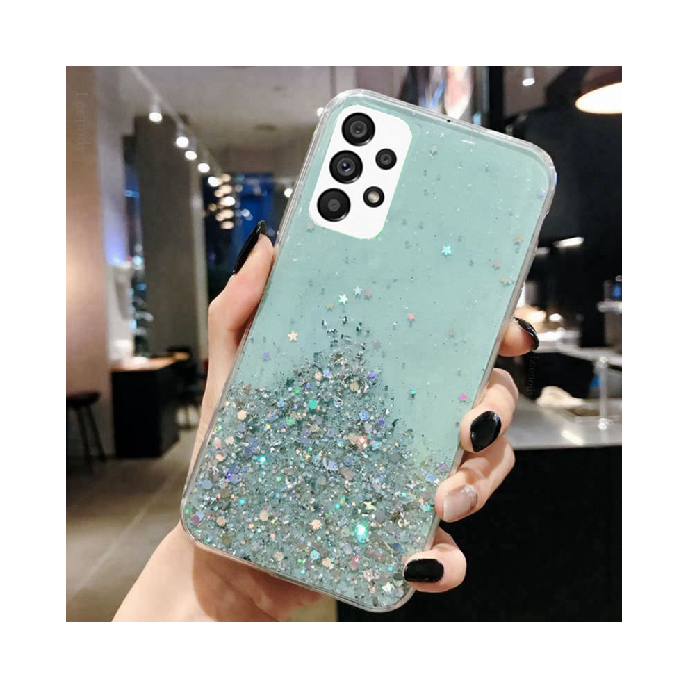 ( Case, For Samsung A72) Luxury Bling Glitter Phone Case For Samsung Galaxy Green 931288413490