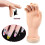 Practice Nail Art Trainer Training Faux Hand Model Gel False Tips Manicure Tools 1