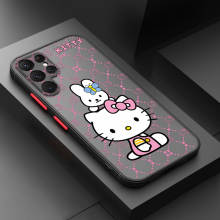 (D26Fhei02, Samsung S21 Plus 5G) Hello Kitty Kawaii Cat For Samsung Galaxy S24 S23
