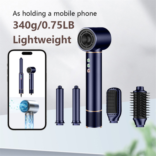 Πιστολάκι μαλλιών Negative Ion Automatic Air Curling Iron Dark Blue EU Plug 1