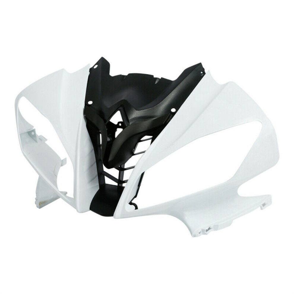 Unpainted Upper Front Fairing Cowl Nose For Yzf R6 2008-2016 White/Black 4851108215607