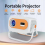 1080P Projector 4K Android 13 Dual Wi-Fi Home Smart Projector EU PLUG 3