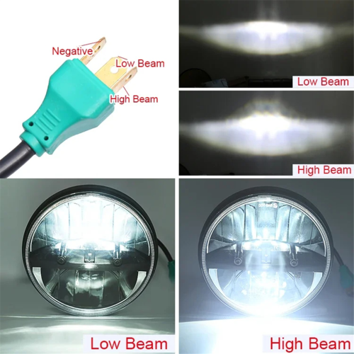 2PC 7Inch H4 LED Headlight for 2