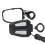 Espelho retrovisor ajustável para motocicleta ATV Luzes de 1,75 polegadas para Can AM 6