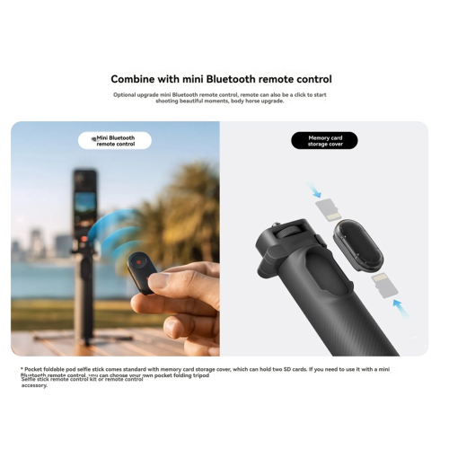 For X4 Pocket Foldable Selfie Stick Enhanced Photography A 1