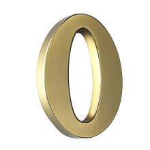 Numeros de bote aux lettres en laiton de 2 pouces - Choisissez vos numeros - Numero de la plaque d'adresse | Auto-adhesif - Numero de machine a