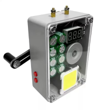 Manual Power Supply Camping Hand Generator USB Charger