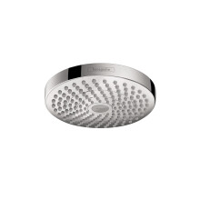 hansgrohe Croma Select S 7-inch Showerhead Modern 2-Spray Rain IntenseRain with QuickClean in Chrome 04825000