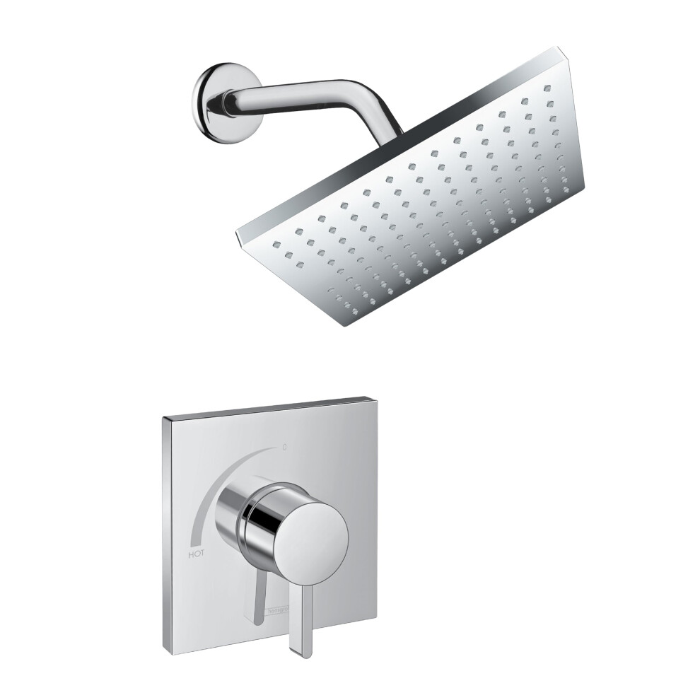 hansgrohe Vernis Blend Shower Set 1.5 GPM  1-Spray Full Shower Trim Kit in Chrome  04960000