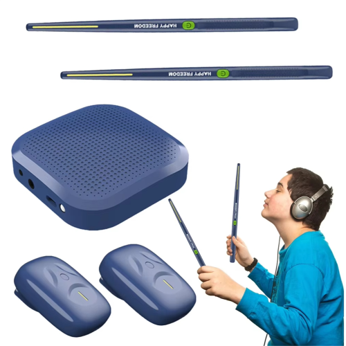 Virtual Air Drum Set Electronic Virtual Air Drum Drumsticks Pedals 2
