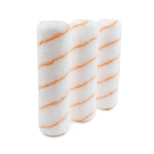 ROLLINGDOG Farbrollerh lsen, 9 Zoll 3/8 Flor, fusselfreies Polyester f r glatte Wandmalereien (3er-Pack)