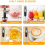 Handheld Electric Blender, 5-in-1 Chopper, Whisk Processor EU Plug 4