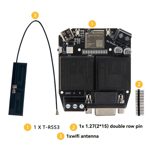 T-RSS3 ESP32-S3 Entwicklungsboard RS232 RS485 Modul an Bord 1