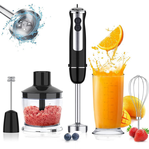 Handheld Electric Blender, 5-in-1 Chopper, Whisk Processor EU Plug 1