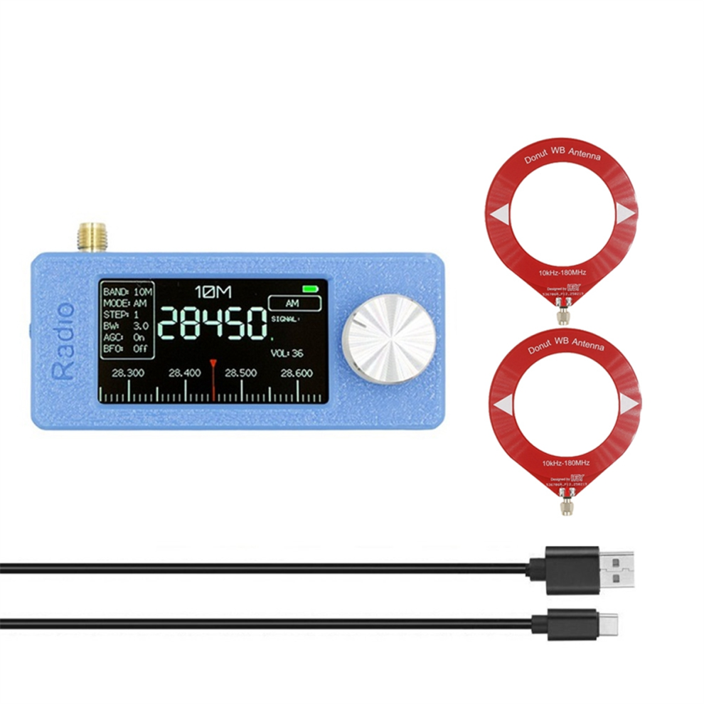 Si4732 Mini Radio Receiver+Loop Antenna 10Khz-180Mhz Radio Receiver 4851108224128