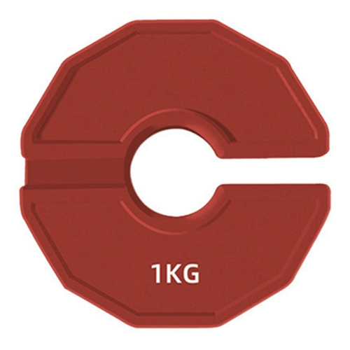 2PC Gym Micro-types Rubber Dumbbell Plates Βάρος, 35mm Διάφραγμα 1,0KG 1